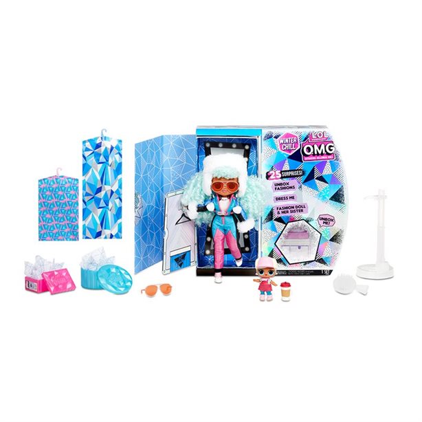 LOL Surprise OMG Winter Chill Icy Gurl & Brrr B.B. Fashion Doll MGA-570233 - Colorland Toys