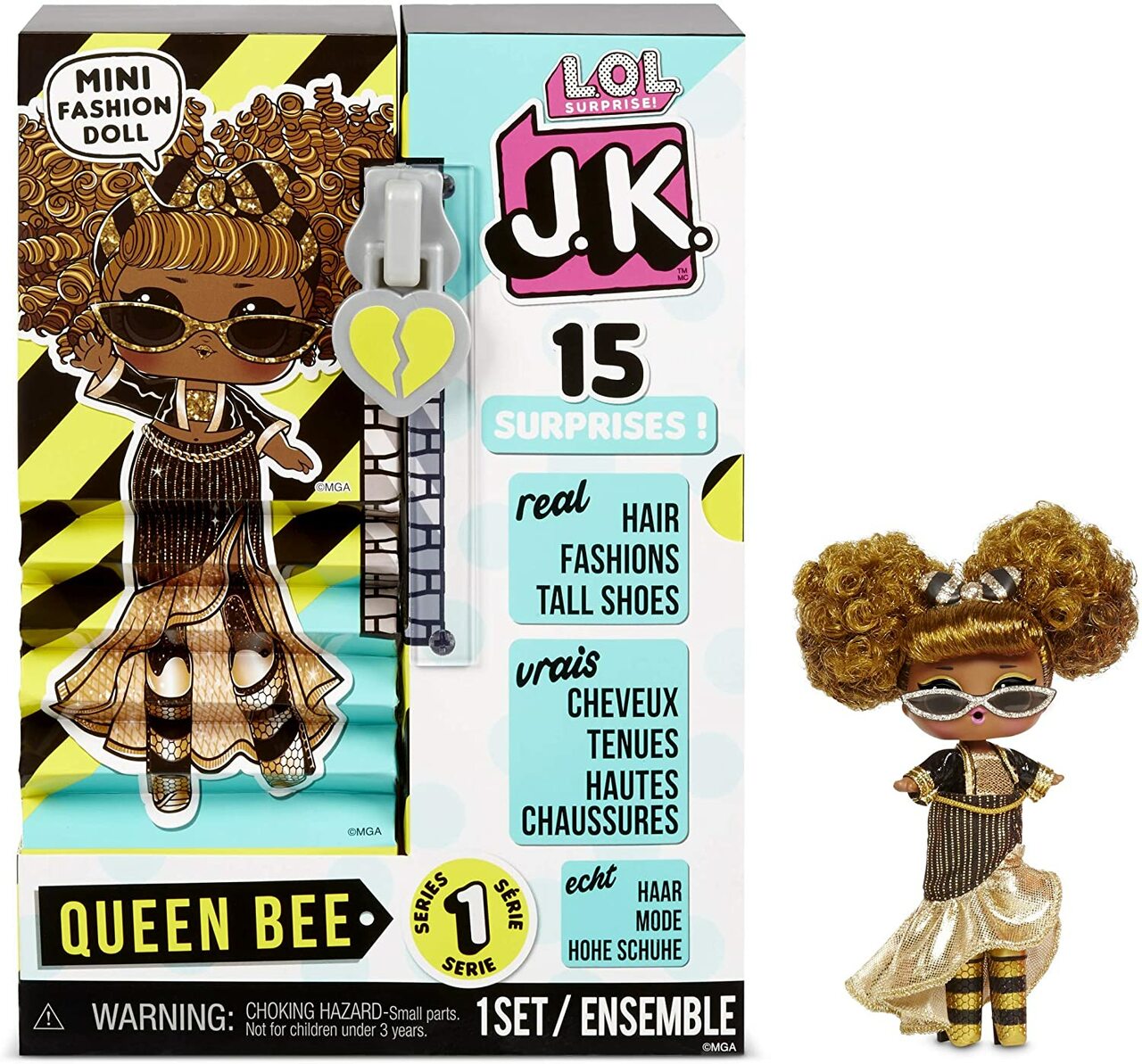 LOL Surprise JK Queen Bee Mini Fashion Doll MGA-570745 - Colorland Toys