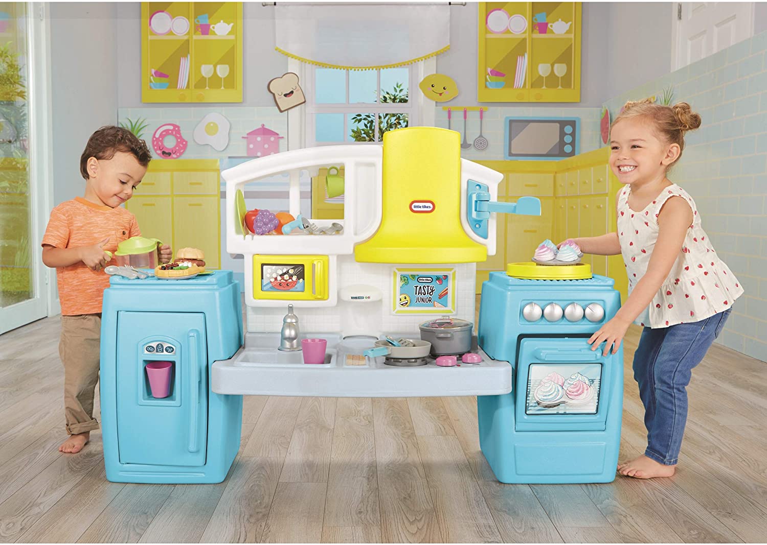 Little Tikes Tasty Junior Bake n Share Kitchen Play Set 649554 - Colorland Toys