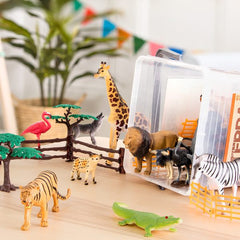 Terra Jungle World Animals in a Bucket - Colorland Toys