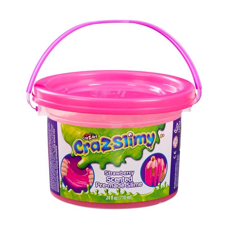CraZSlimy Scented Premade Tub 24oz Pink - Colorland Toys