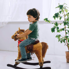 Rocking Horse Dark Brown LB-401 - Colorland Toys