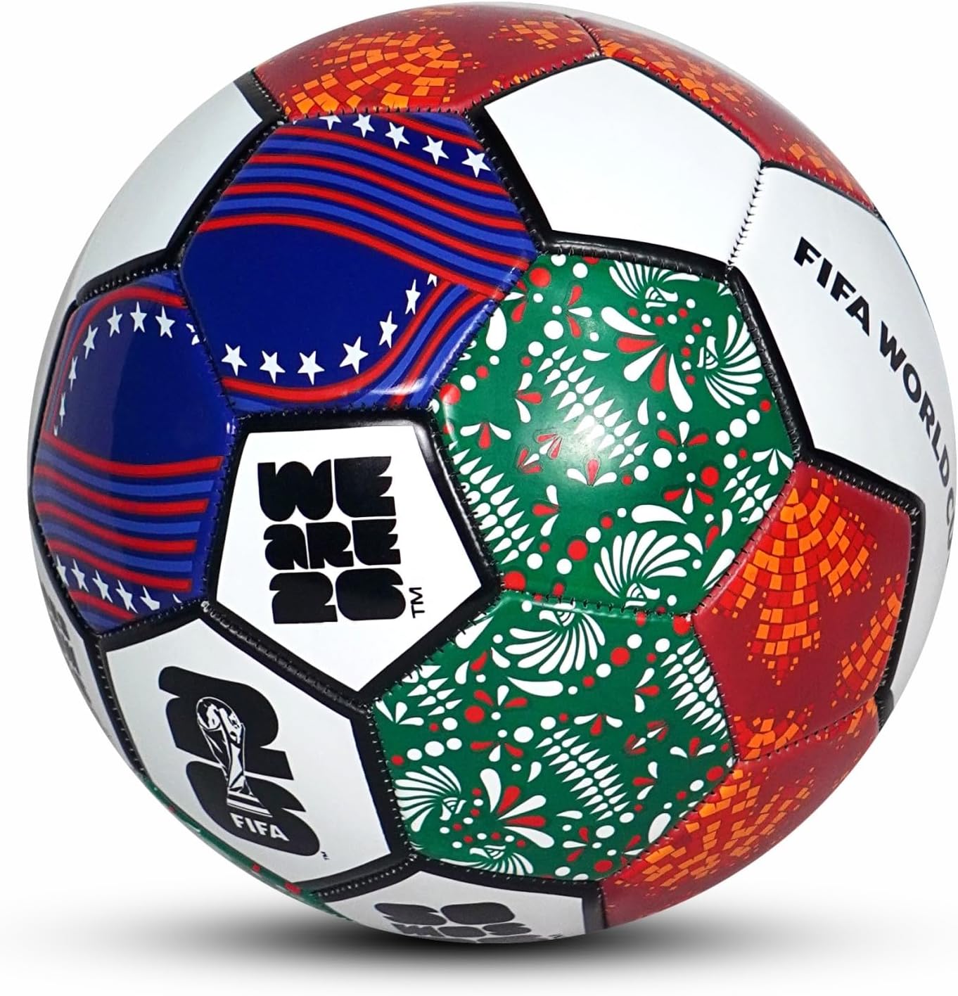 FIFA World Cup 2026 Official Size 5 Football – White Graphic — view 3