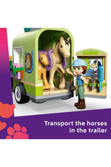LEGO Friends Horse & Baby Foal Trailer — view 3