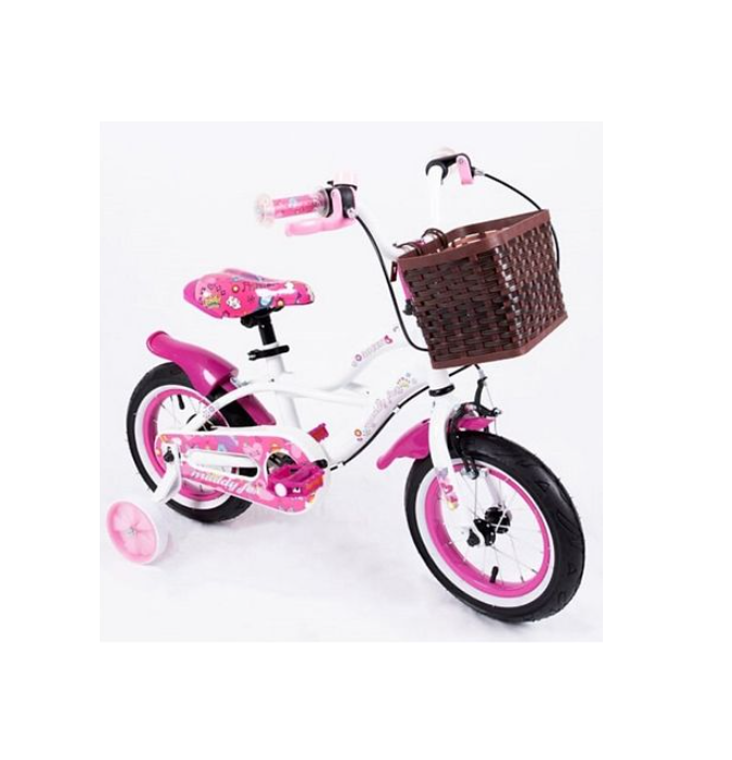 Little Angel Queen Kids Bicycle 12 Inches White - Colorland Toys