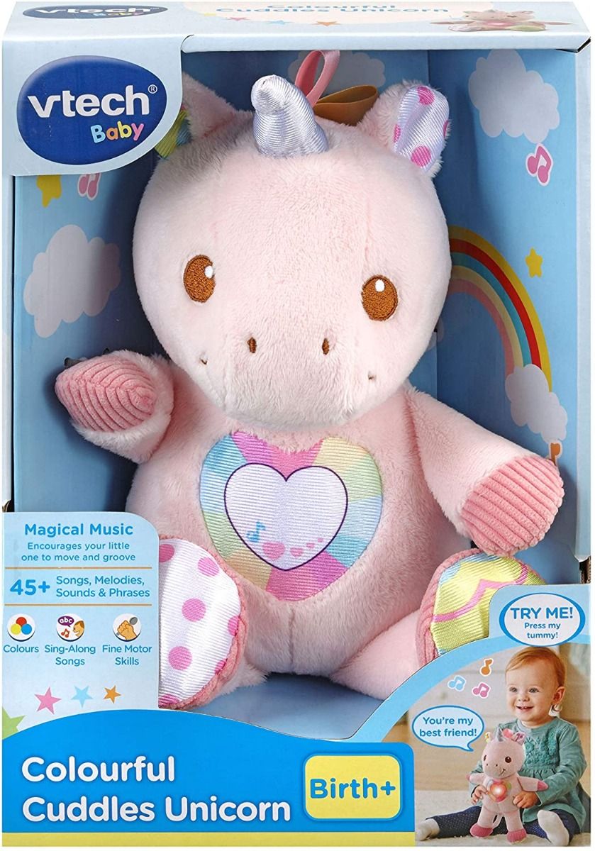 Vtech Colourful Cuddles Unicorn - Colorland Toys