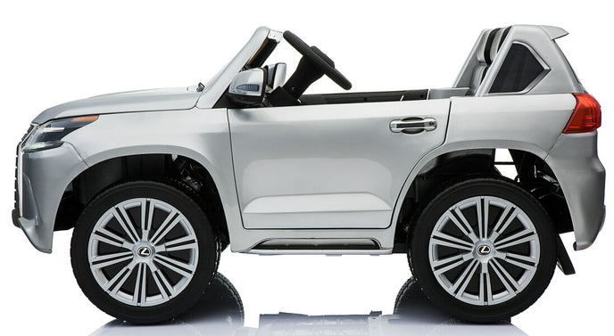 Lexus Licensed 570 Luxury Electric Ride On Car Silver LX570 - Colorland Toys