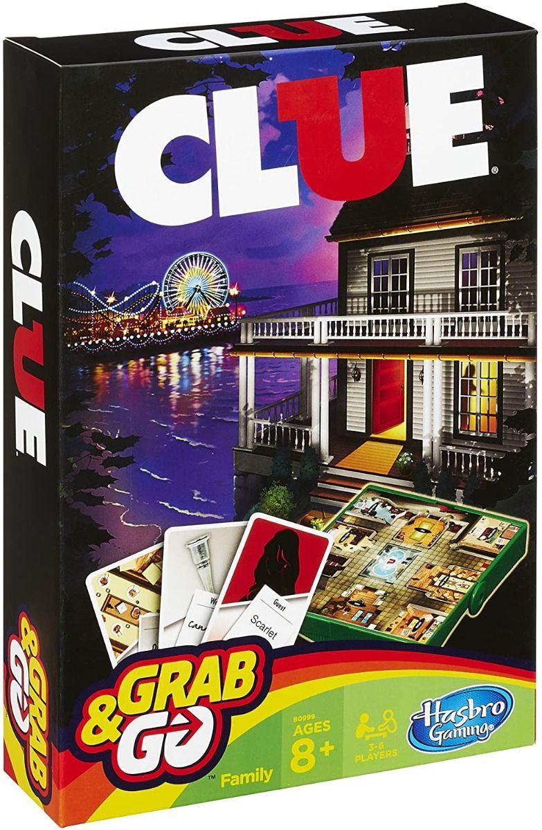 Hasbro Cluedo Grab and Go Game B0999 - Colorland Toys