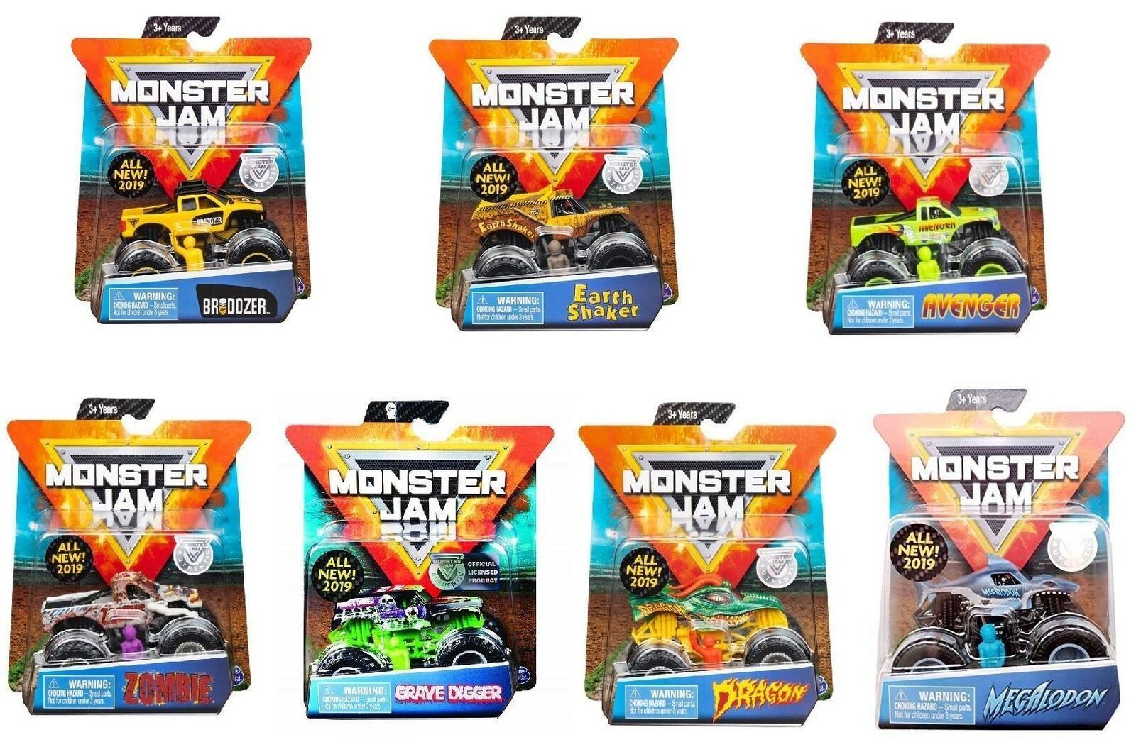 Monster Jam 1-64 Single Pack Assorted 6044941 - Colorland Toys