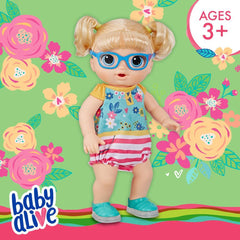 Baby Alive Step n Giggle Baby Blond Hair E5247 - Colorland Toys