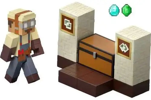 Minecraft Redstone Charged Duster's Loot Stash Action Figure — view 3