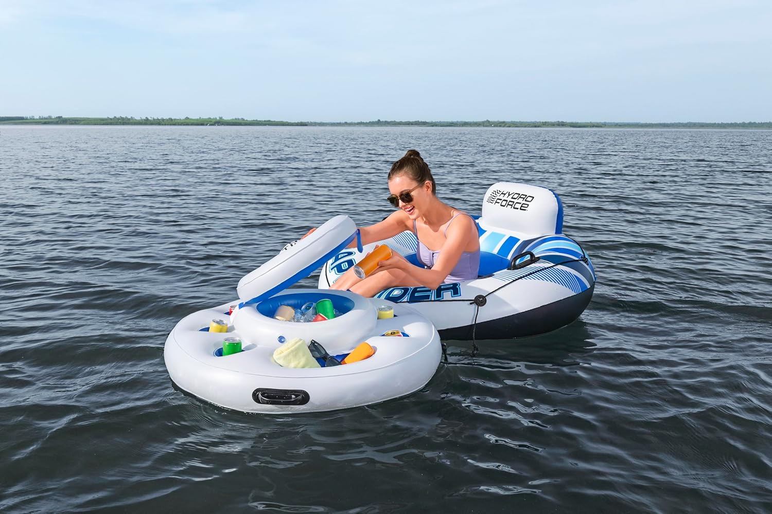 35.5" x 35.5" Arctic Circle Floating Cool Box by Bestway — view 3