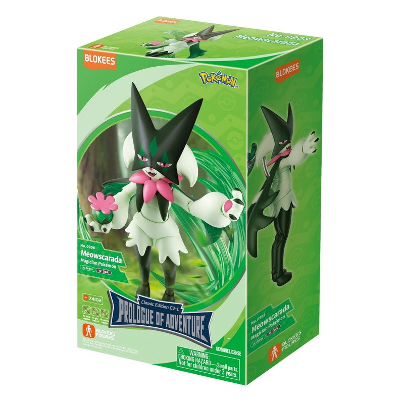 Blokees Pokémon Meowscarada Classic Edition Figure Model Kit — view 3