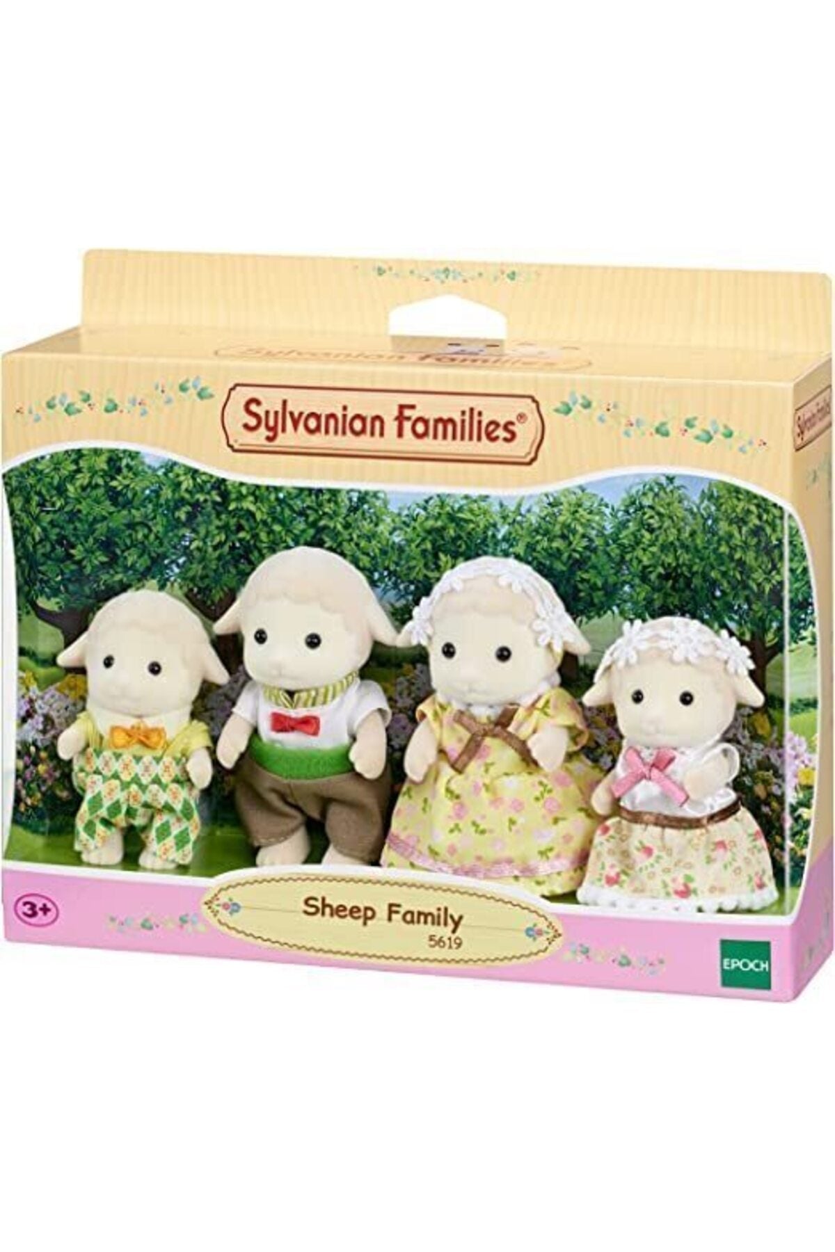 Sheep Family Animal Figures Set – 4 pcs, Shaking Arms & Legs — view 3