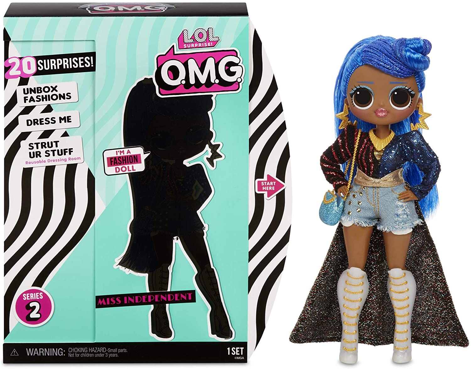 LOL Surprise! O.M.G. Miss Independent Fashion Doll 565130 - Colorland Toys