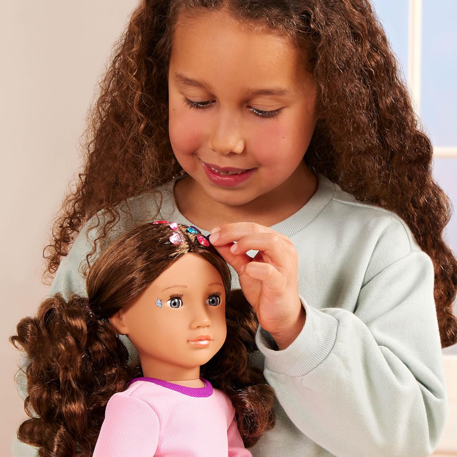 Our Generation 18-inch Doll Finley & 50+ Sticker Set for Kids — view 3
