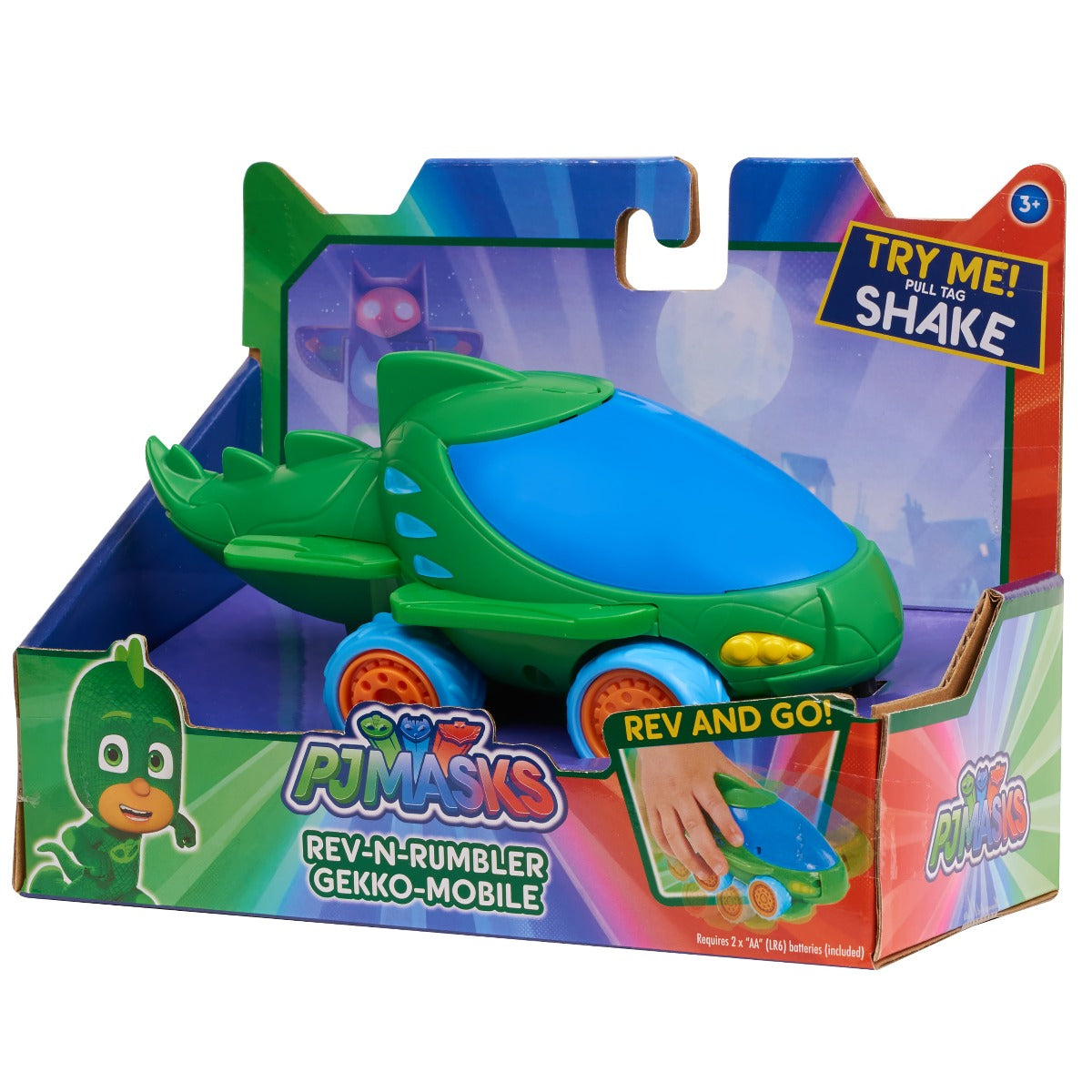Disney Junior PJ Masks Rev-N-Rumbler Gekko-Mobile 24720 - Colorland Toys
