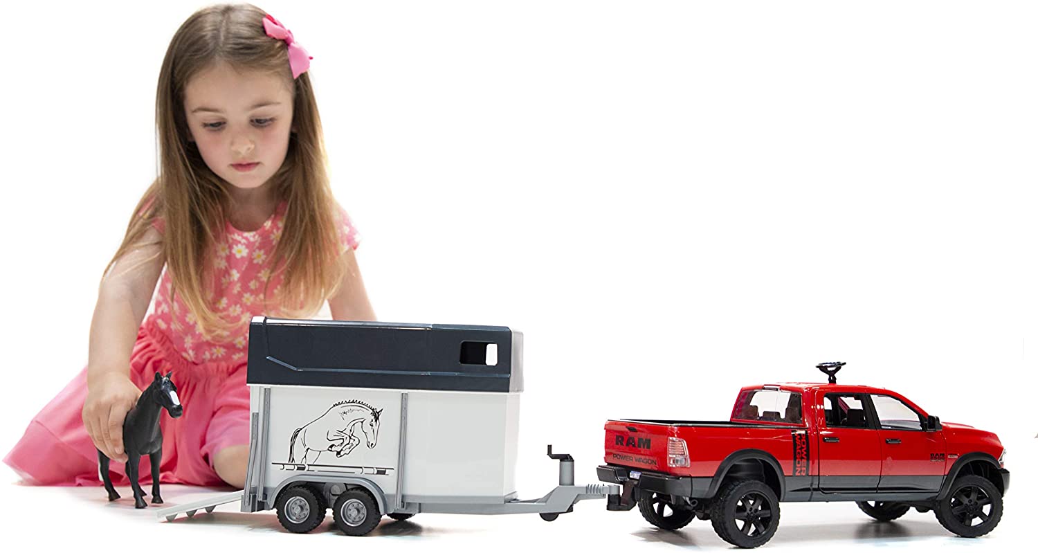 Bruder Ram 2500 Power Wagon with Horse Trailer - Colorland Toys