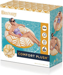 Bestway Velvet Swimming Ring 46'' Inflatable Pool Float with Headrest — view 3