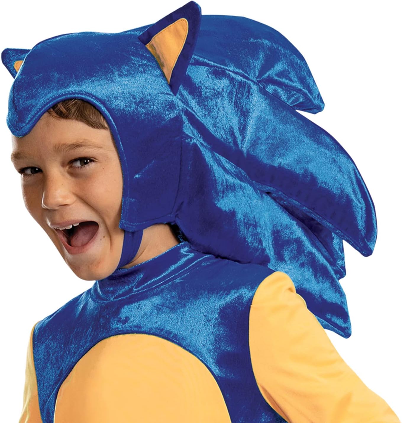 Deluxe Sonic Kids Costume (Large 10-12) with Headpiece — view 3