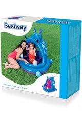 Bestway Covered Hippo Baby Pool 1.12mx99cmx97cm 52218 — view 3