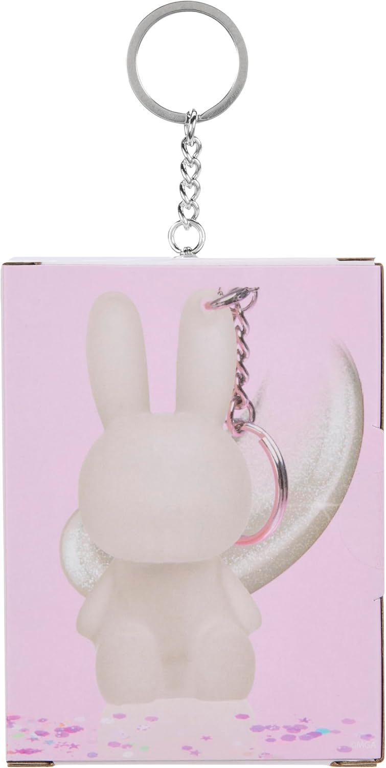 Mini Glam Cosmetic Bunny Lip Gloss, Keychain, White – MGA Entertainment — view 3