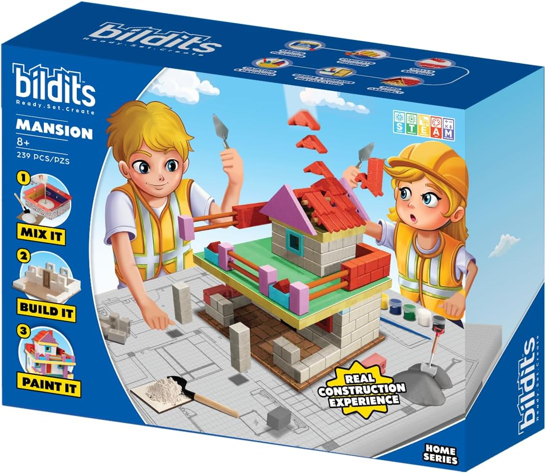 Bildits Mansion Construction Set for Kids 10+ (500 Pieces) — view 3