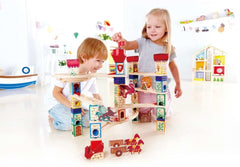 Hape Quadrilla Medieval Quest Marble Run Construction Toy - Colorland Toys