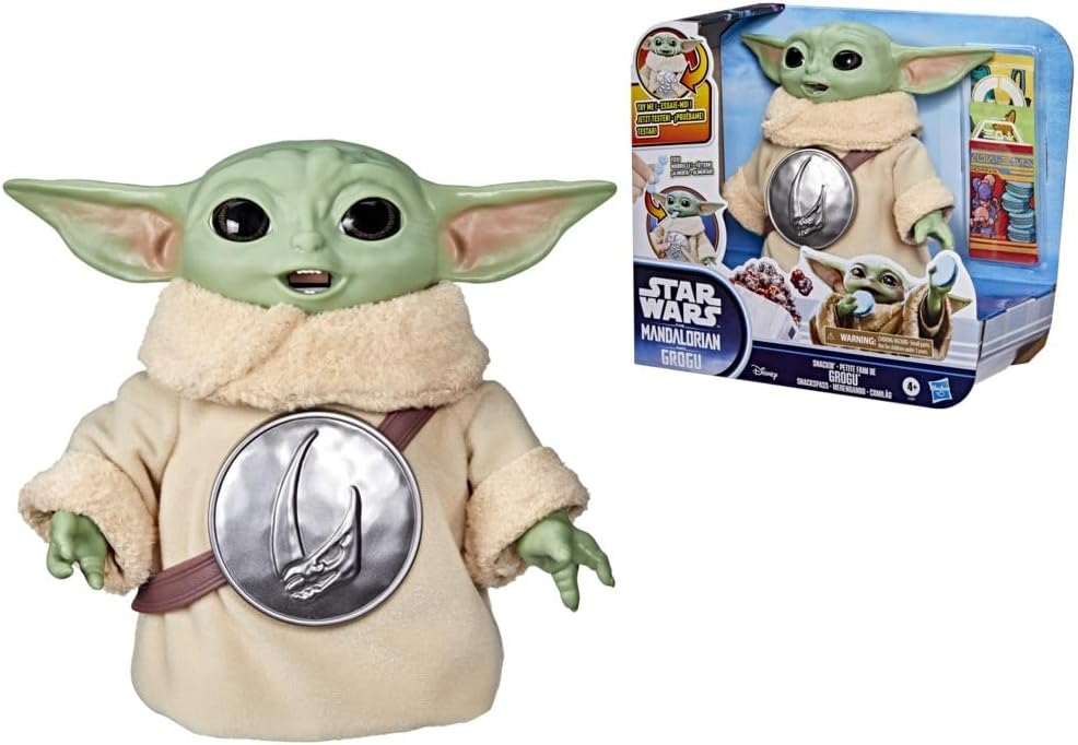 Star Wars Snackin' Grogu 6.5-Inch Interactive Action Figure for Kids — view 3