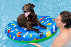 Bestway Pet Paw Air Mattress for Pets, 142 x 95 x 17 cm, 45 kg Capacity — view 3