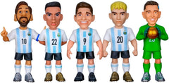 MINIX Football Stars 5-Pack Action Figures – Messi, Lautaro, Álvarez, Mastantuono, Martinez (12cm) — view 3