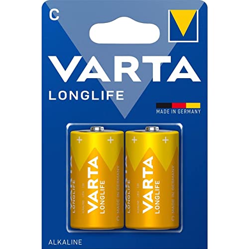 Varta Longlife Extra 1.5V C LR14 Alkaline Battery — 2-Pack — view 3