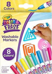 Crayola Color & Erase 8ct Markers CY81-1546 — view 3