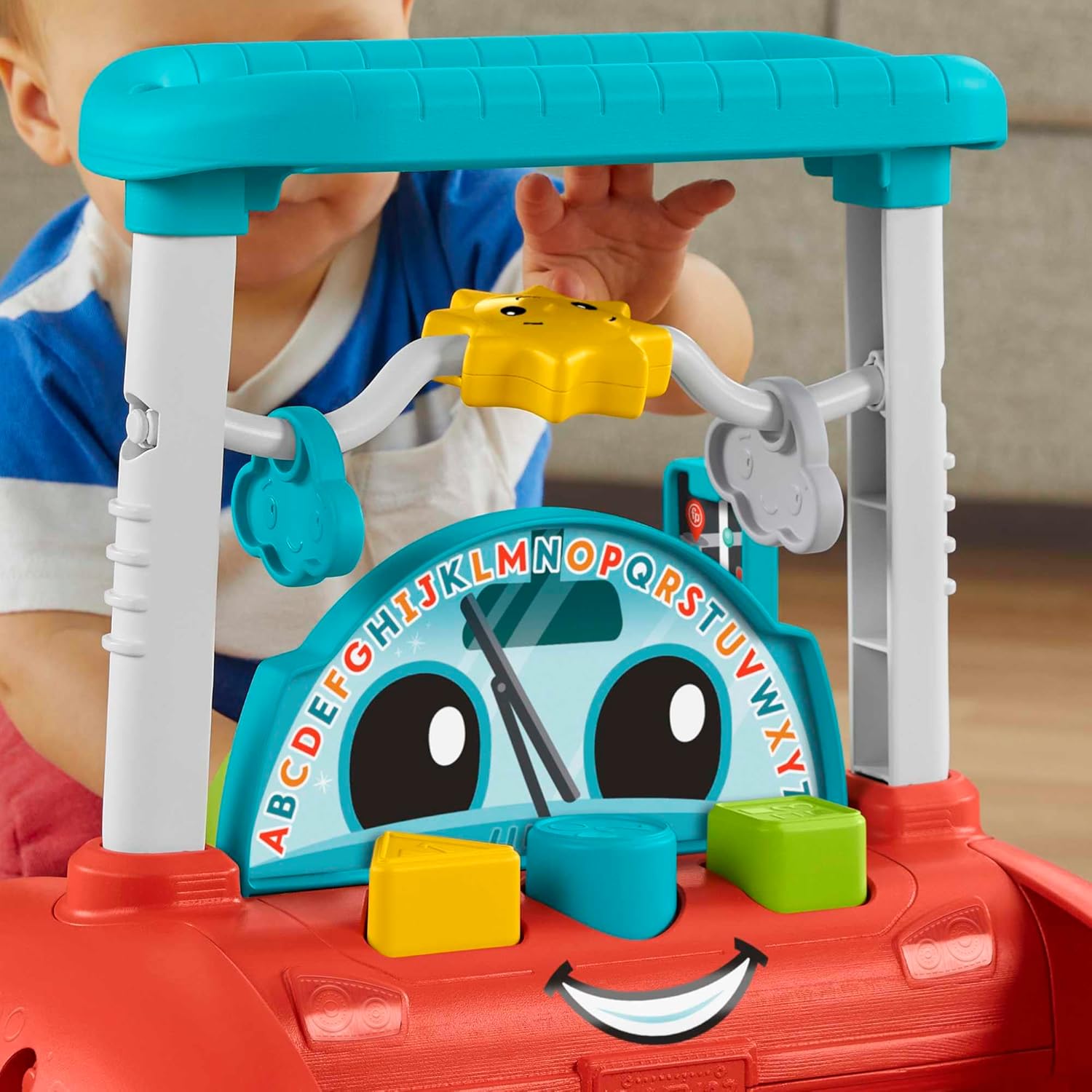 Fisher-Price 2-Sided Steady Speed Walker, Car-Themed Learning Toy — view 3