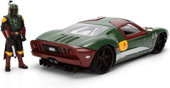 Jada Toys Star Wars Boba Fett 2005 Ford GT 1:24 Die-Cast Car — view 3