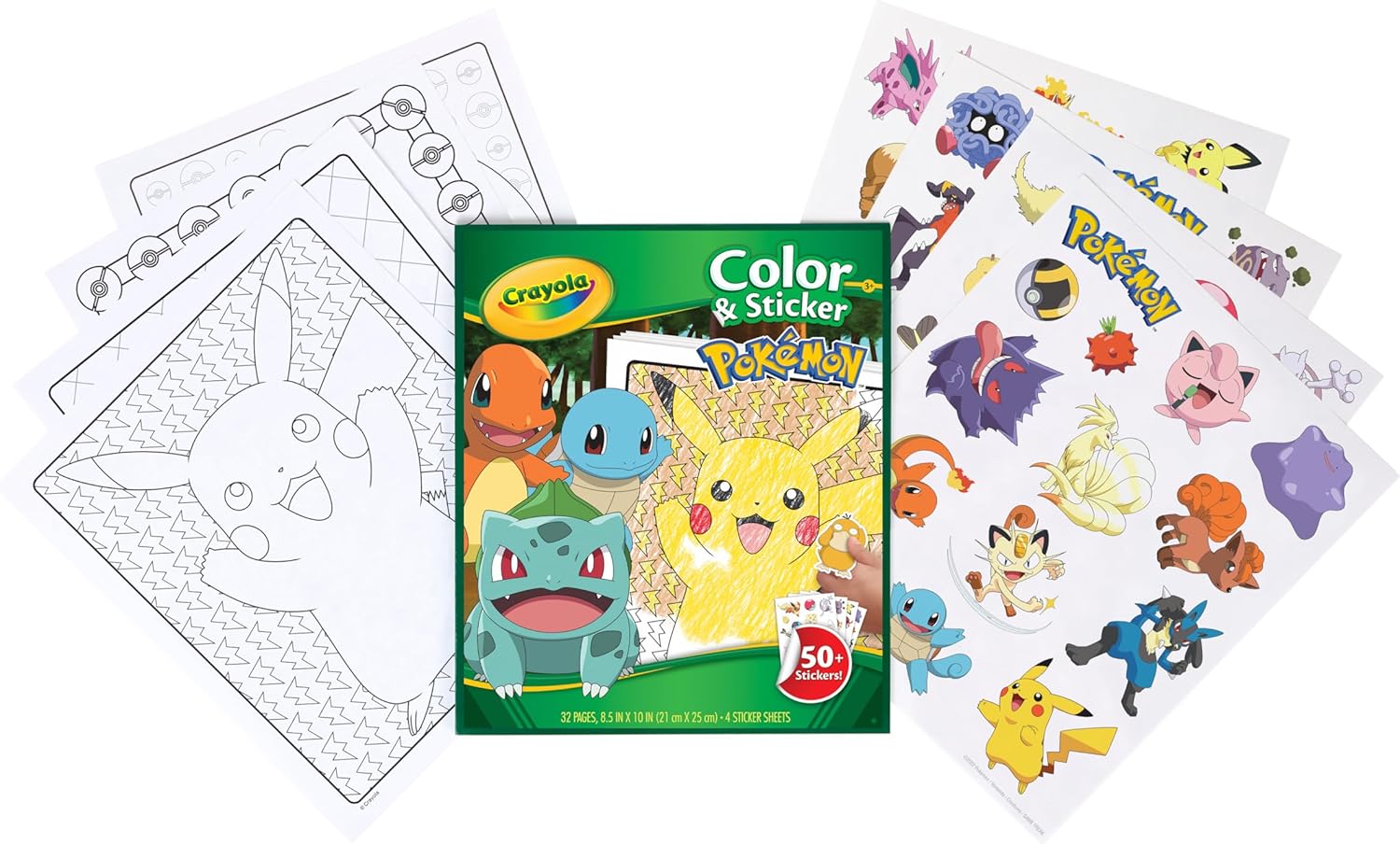 Crayola Color & Sticker Pokemon CY04-2740G — view 3