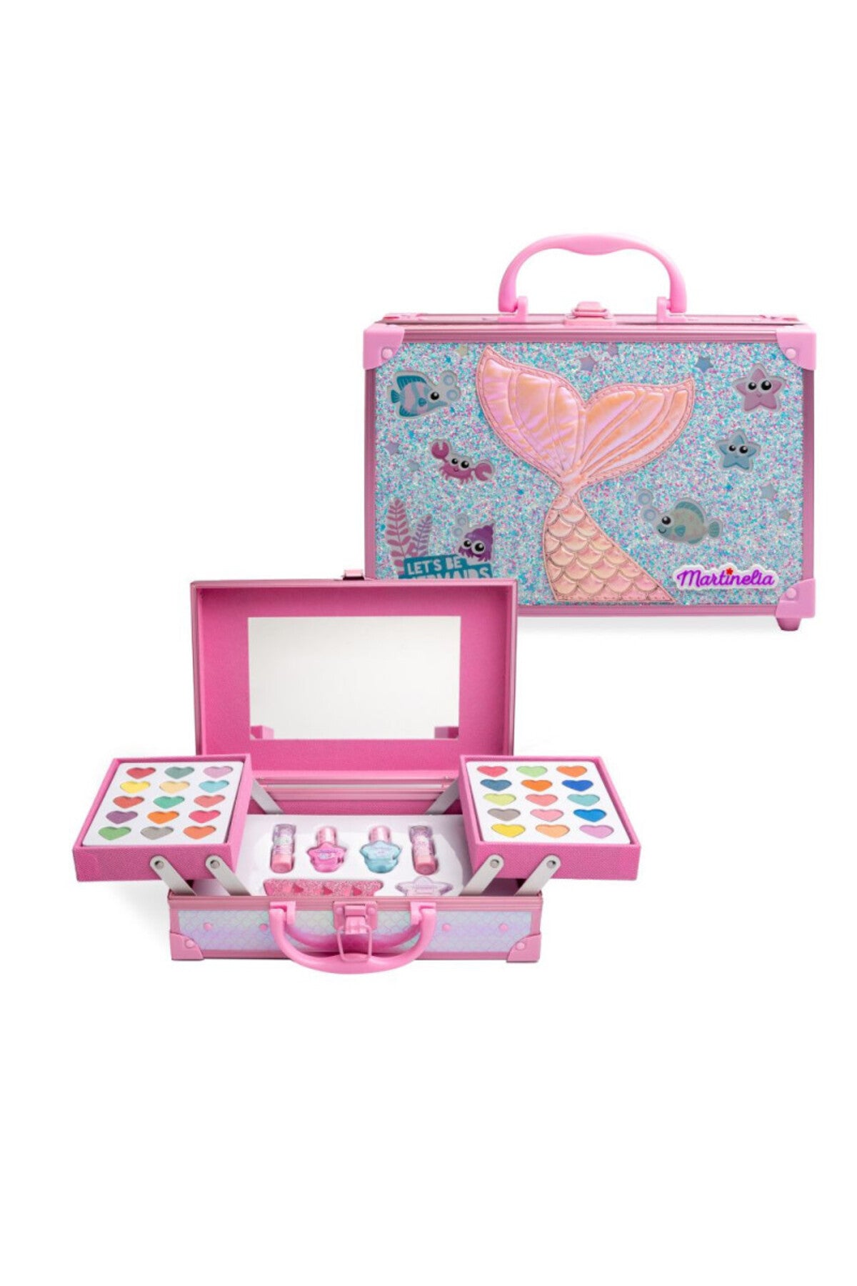 Martinelia Let's Be Mermaids Beauty Treasure Chest Makeup Case — view 3