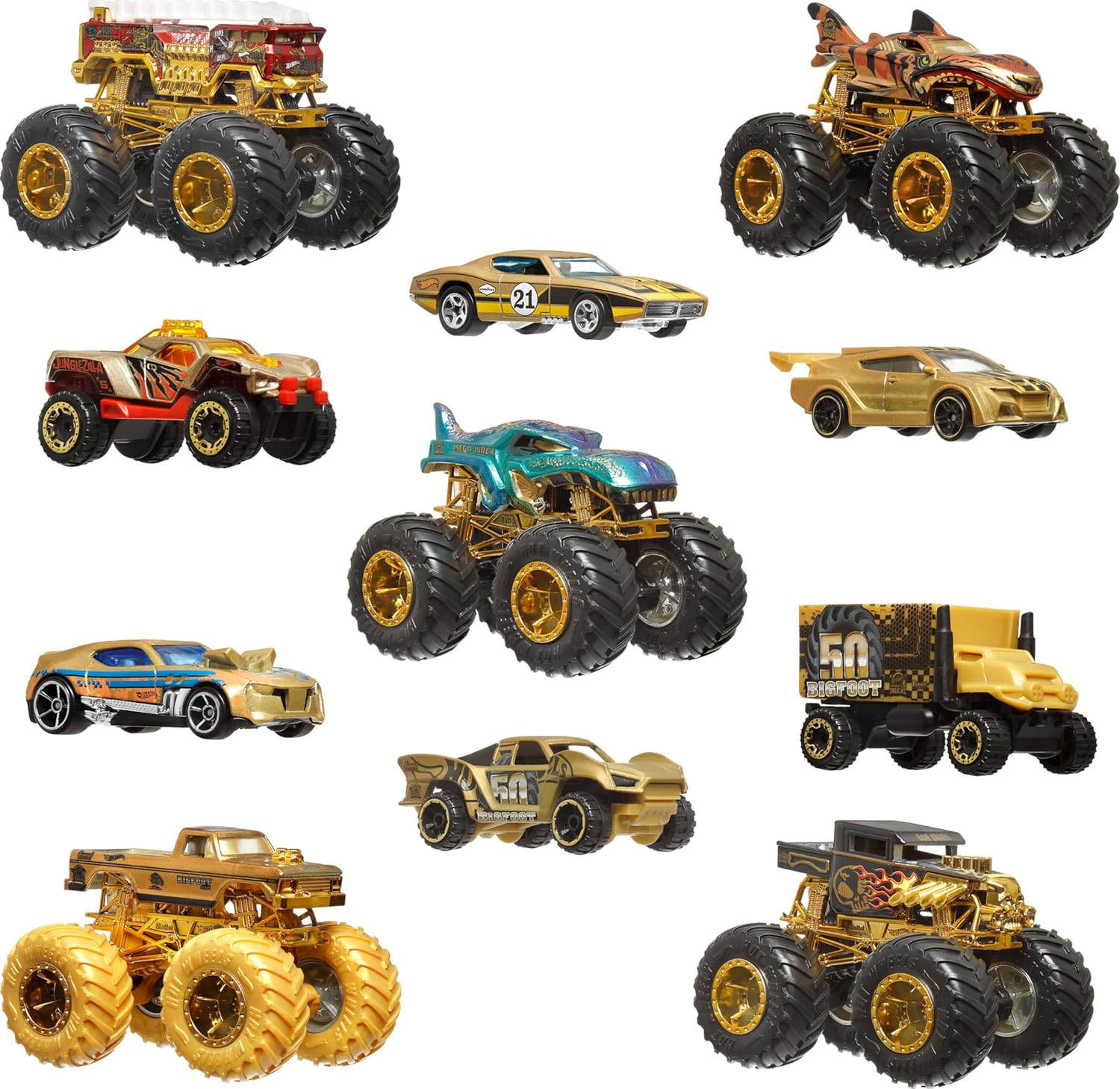 Hot Wheels Monster Trucks JDW07 Trophy Champions Collection Toy — view 3