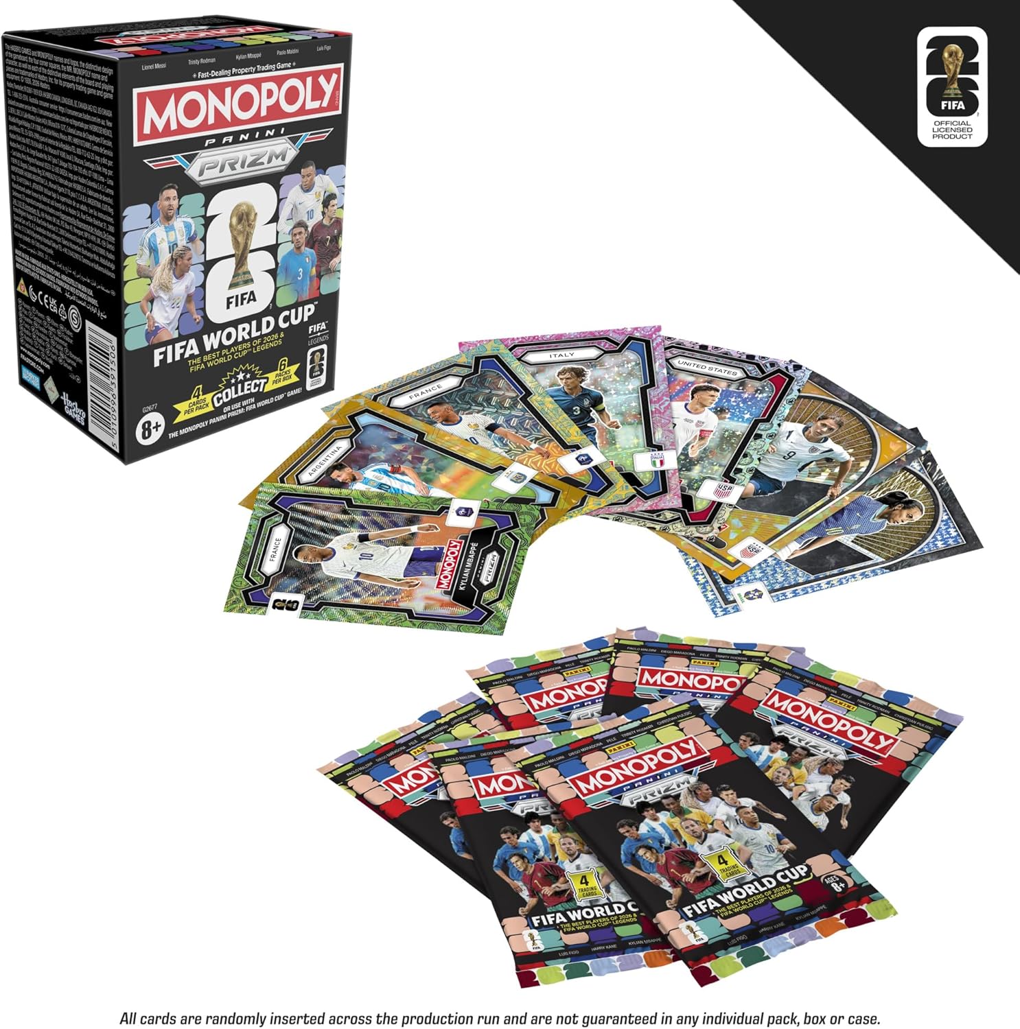 Monopoly Panini Prizm: FIFA World Cup Trading Cards Booster Box — view 3