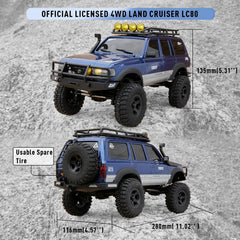 JXC LC80 Land Cruiser Road Crawler RC Car 1:12 4WD JXC5826 — view 3