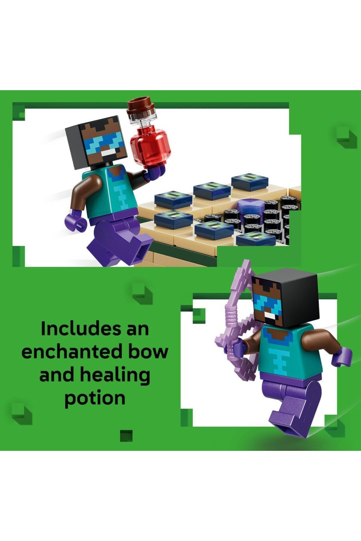 LEGO Minecraft Nether & End Portal Journey — view 3
