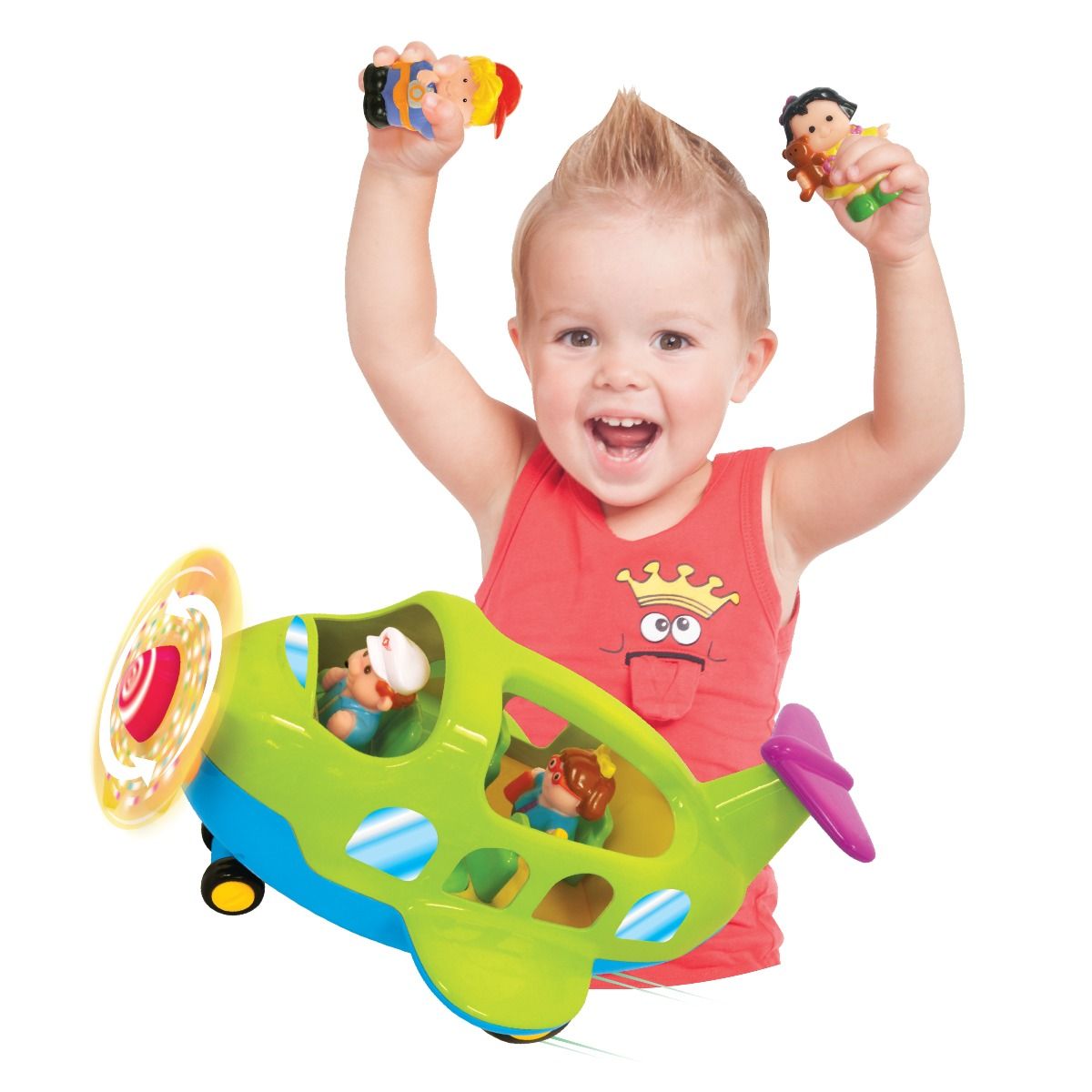 Kiddieland Light n Sound Activity Plane - Colorland Toys