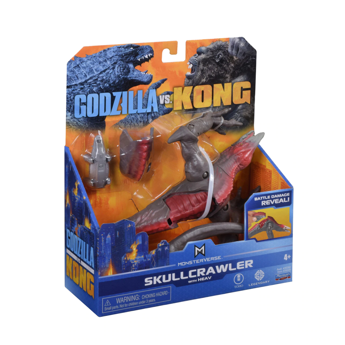 Monsterverse Godzilla vs Kong Skullcrawler with Heav 35308 - Colorland Toys
