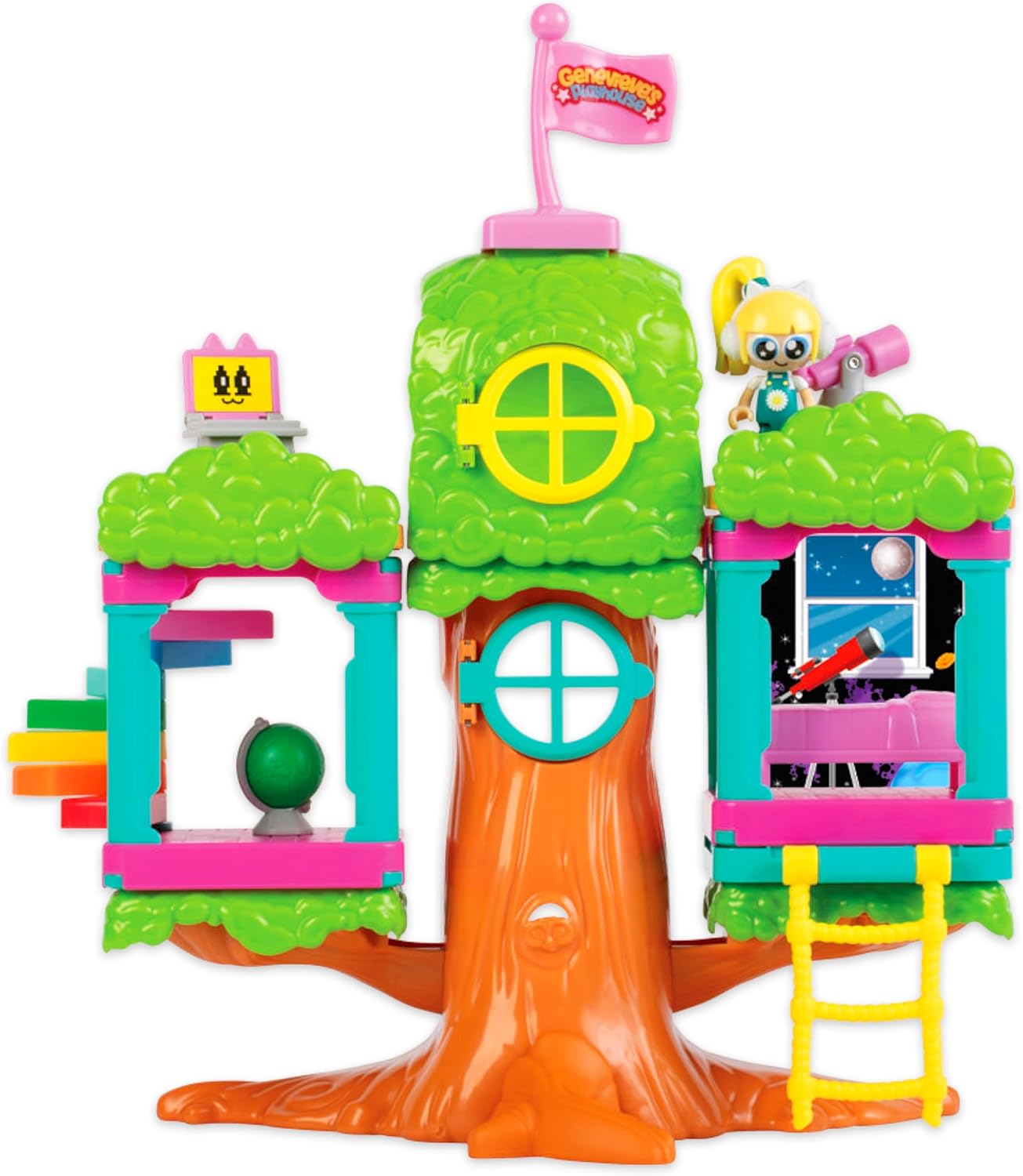 Genevieve's Playhouse Treefort Interactive Modular Playset, 26 Pieces — view 4