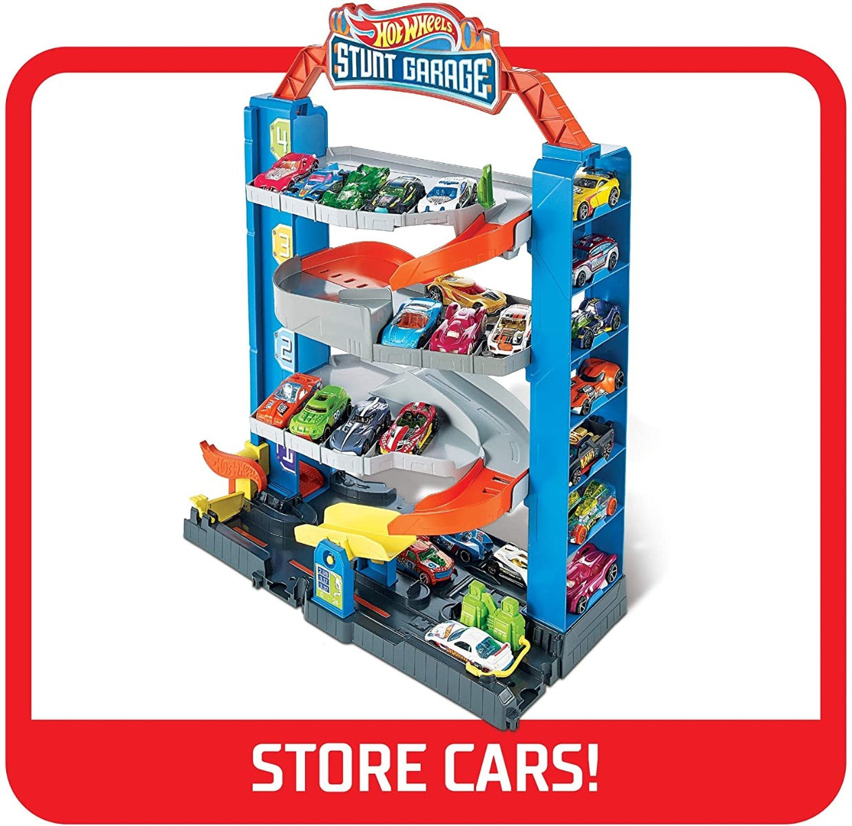 Hot Wheels Stunt Garage Playset GNL70 - Colorland Toys