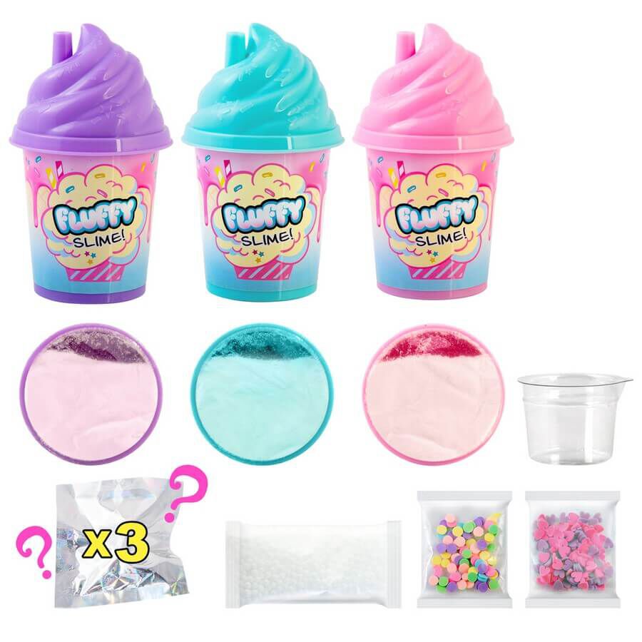 Slime DIY Fluffy Pop Slime Shaker 3 pack - Colorland Toys