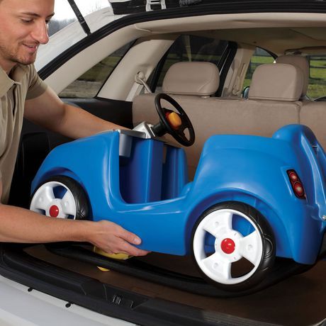 Step2 Whisper Ride II Kids Blue Ride On Push Car 823000 - Colorland Toys