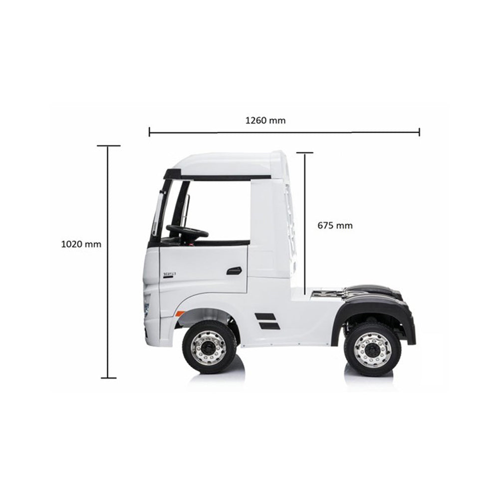 Megastar Mercedes Benz Actros Battery Operated Truck White LB-853 - Colorland Toys