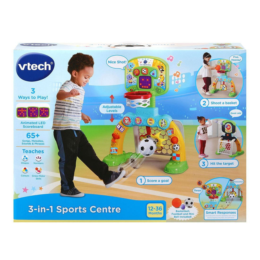 VTech 3-in-1 Sports Centre Playset - Colorland Toys