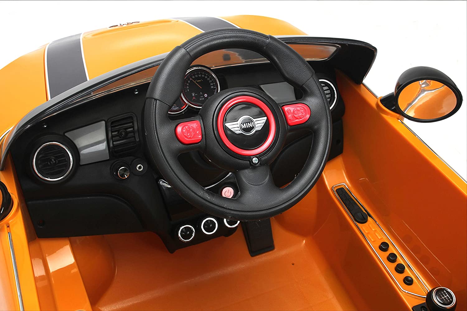 Megastar Mini Cabrio Licensed Classic Ride-On Car Orange 656R - Colorland Toys